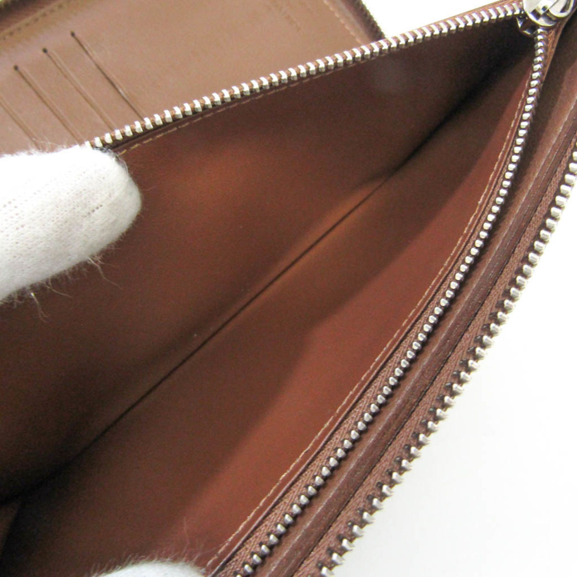 Louis Vuitton Zippy Brown Leather Wallet (Pre-Owned) Size ONE SIZE - 7 Thumbnail