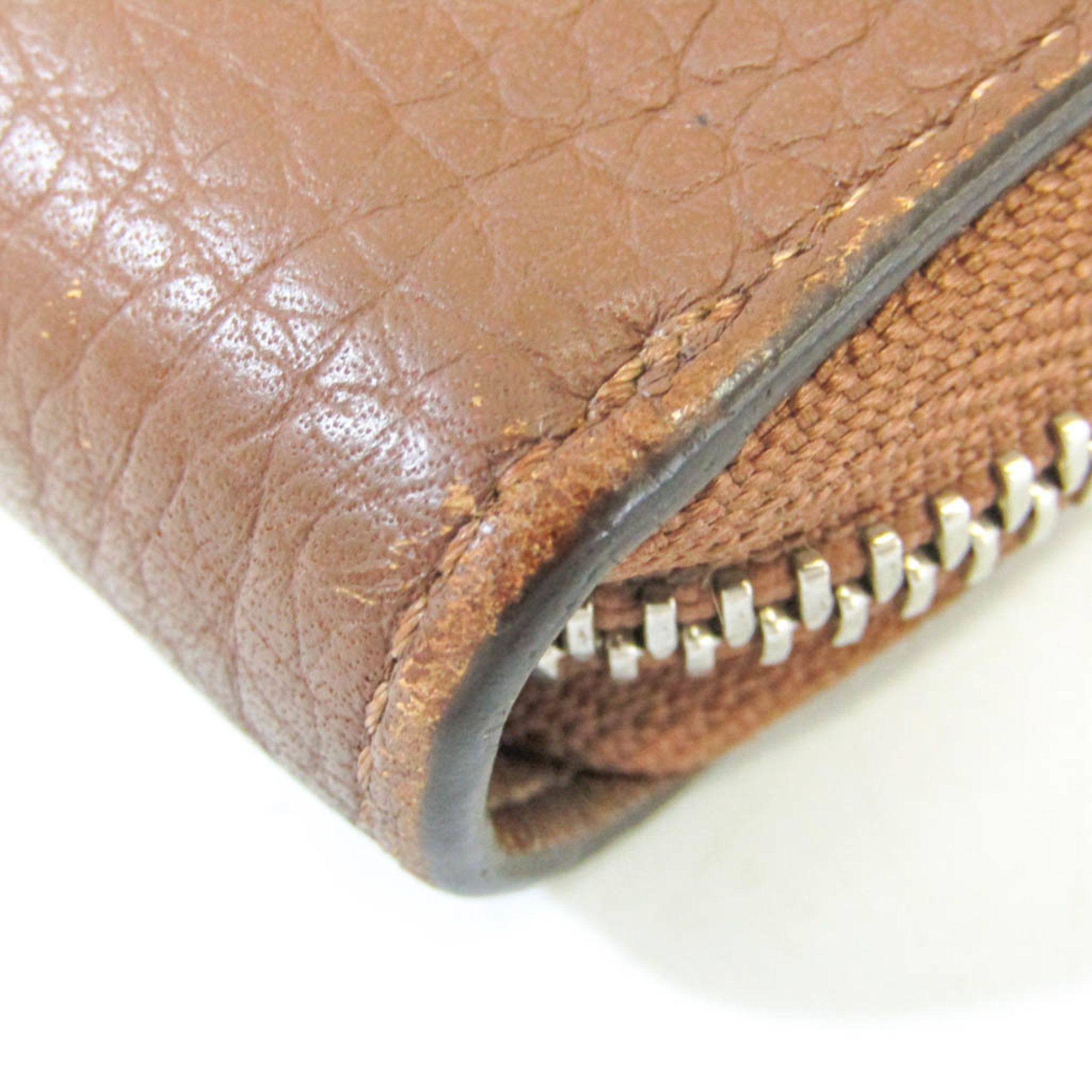 Louis Vuitton Zippy Brown Leather Wallet (Pre-Owned) Size ONE SIZE - 11 Thumbnail