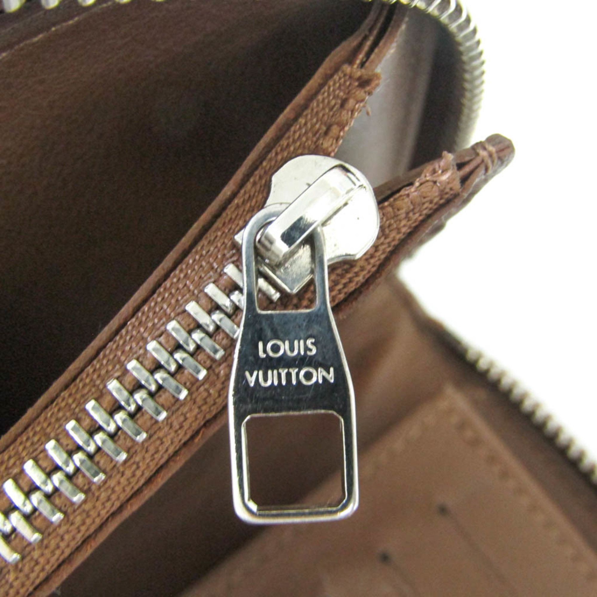 Louis Vuitton Zippy Brown Leather Wallet (Pre-Owned) Size ONE SIZE - 10 Thumbnail