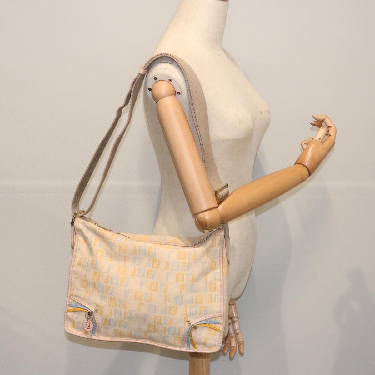 Fendi Multicolour Canvas Shoulder Bag (Pre-Owned) Size ONE SIZE - 7 Thumbnail