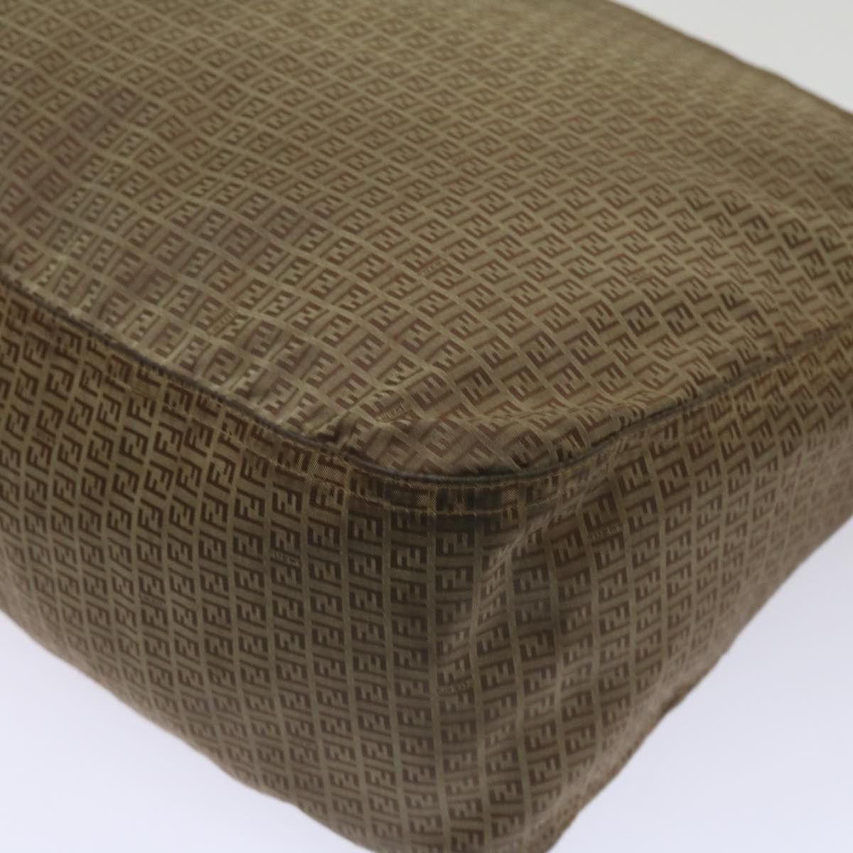 Fendi Zucchino Brown Canvas Shoulder Bag (Pre-Owned) Size ONE SIZE - 15 Thumbnail