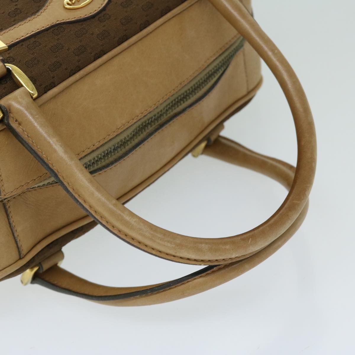 Gucci Micro Small Gg Canvas Brown Canvas Handbag (Pre-Owned) Size ONE SIZE - 8 Thumbnail