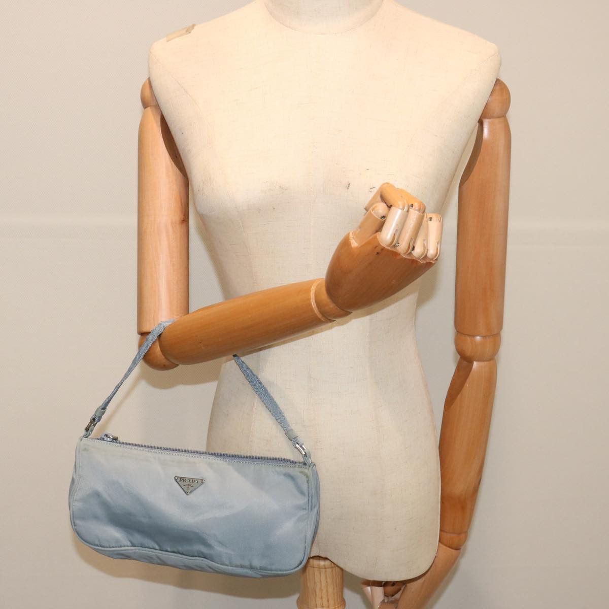 Prada Blue Synthetic Clutch Bag (Pre-Owned) Size ONE SIZE - 7 Thumbnail