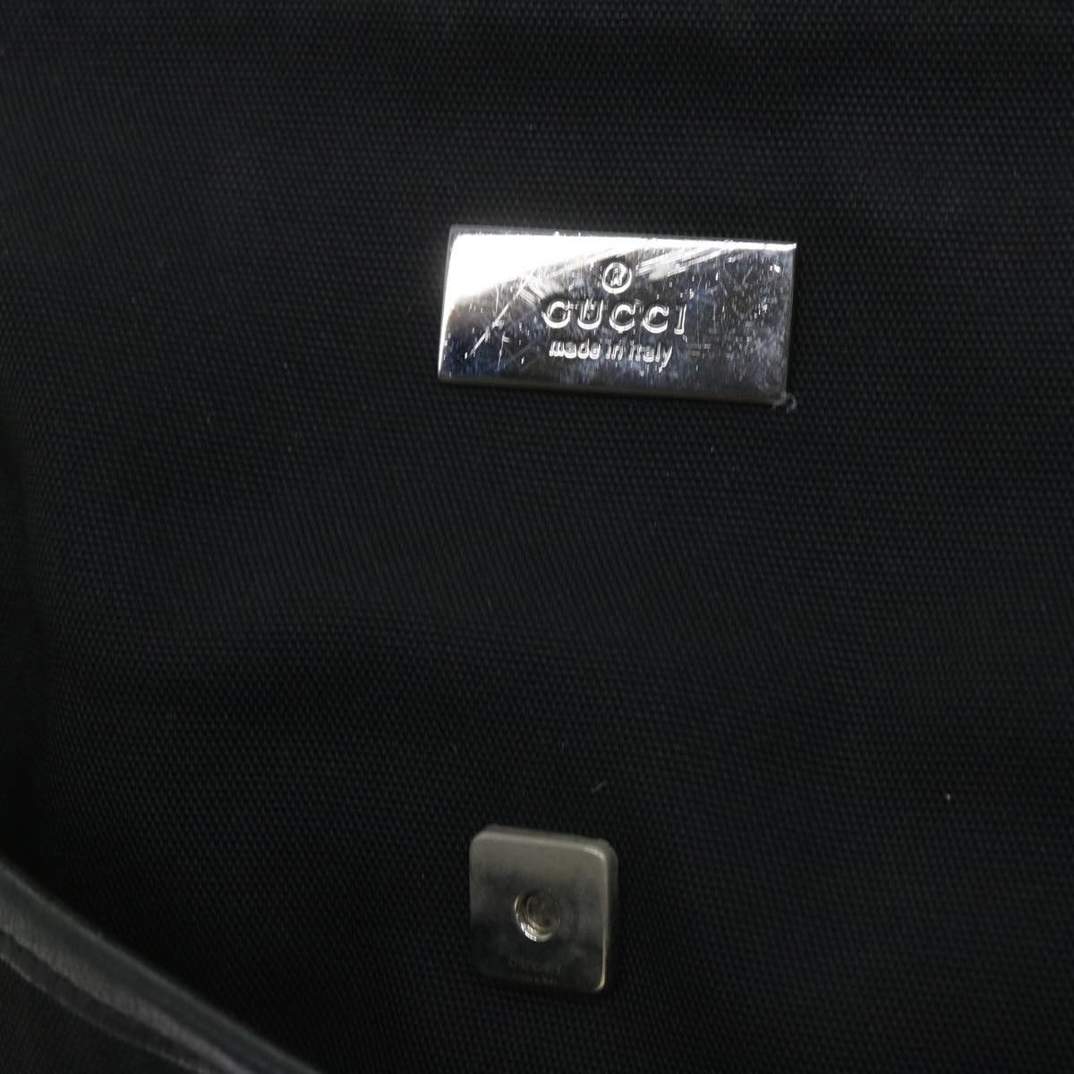 Gucci Black Canvas Shoulder Bag (Pre-Owned) Size ONE SIZE - 19 Thumbnail
