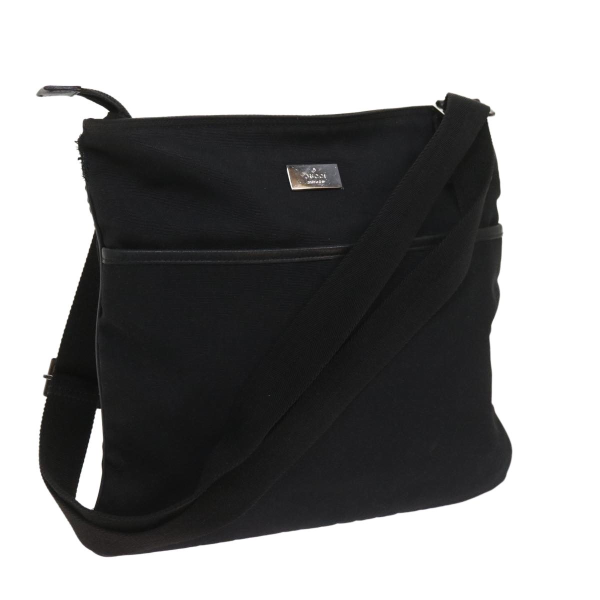 Gucci Black Canvas Shoulder Bag (Pre-Owned) Size ONE SIZE - 11 Thumbnail