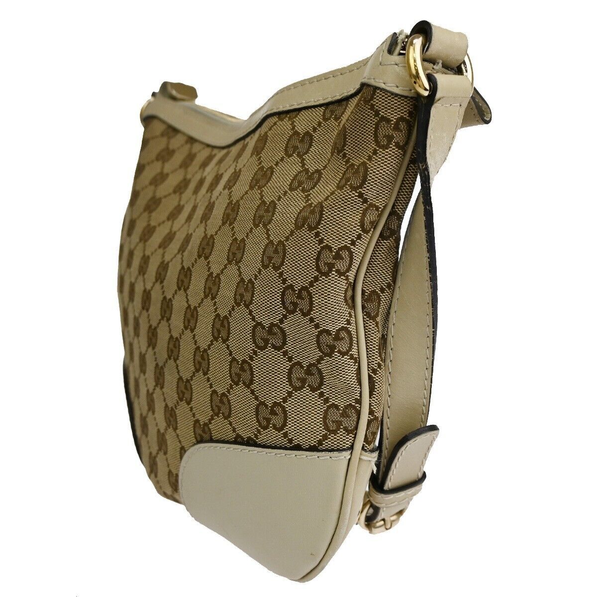 Gucci Gg Canvas Beige Canvas Shoulder Bag (Pre-Owned) Size ONE SIZE - 3 Thumbnail