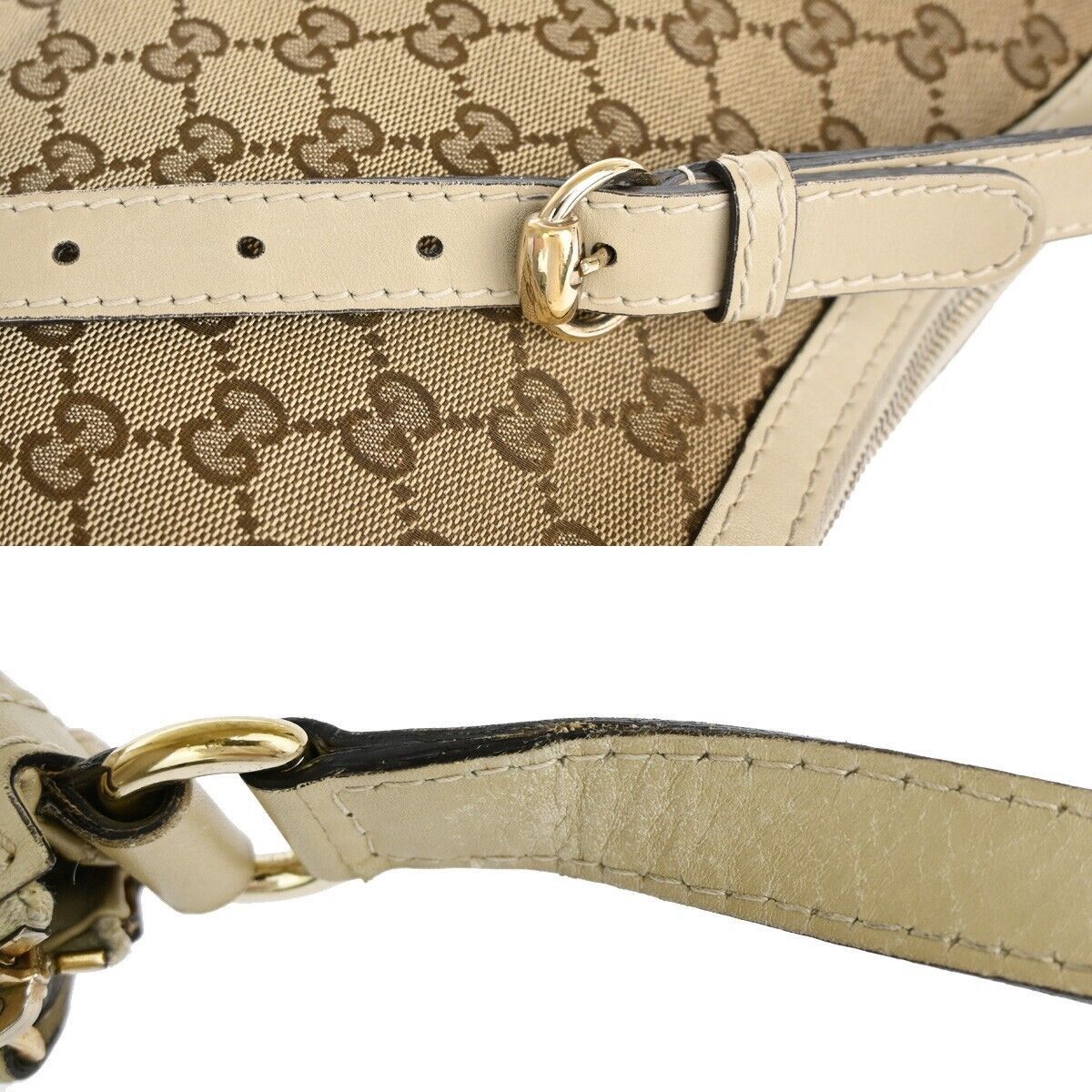 Gucci Gg Canvas Beige Canvas Shoulder Bag (Pre-Owned) Size ONE SIZE - 13 Thumbnail