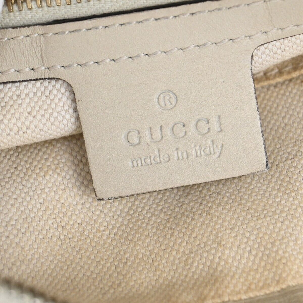 Gucci Gg Canvas Beige Canvas Shoulder Bag (Pre-Owned) Size ONE SIZE - 11 Thumbnail