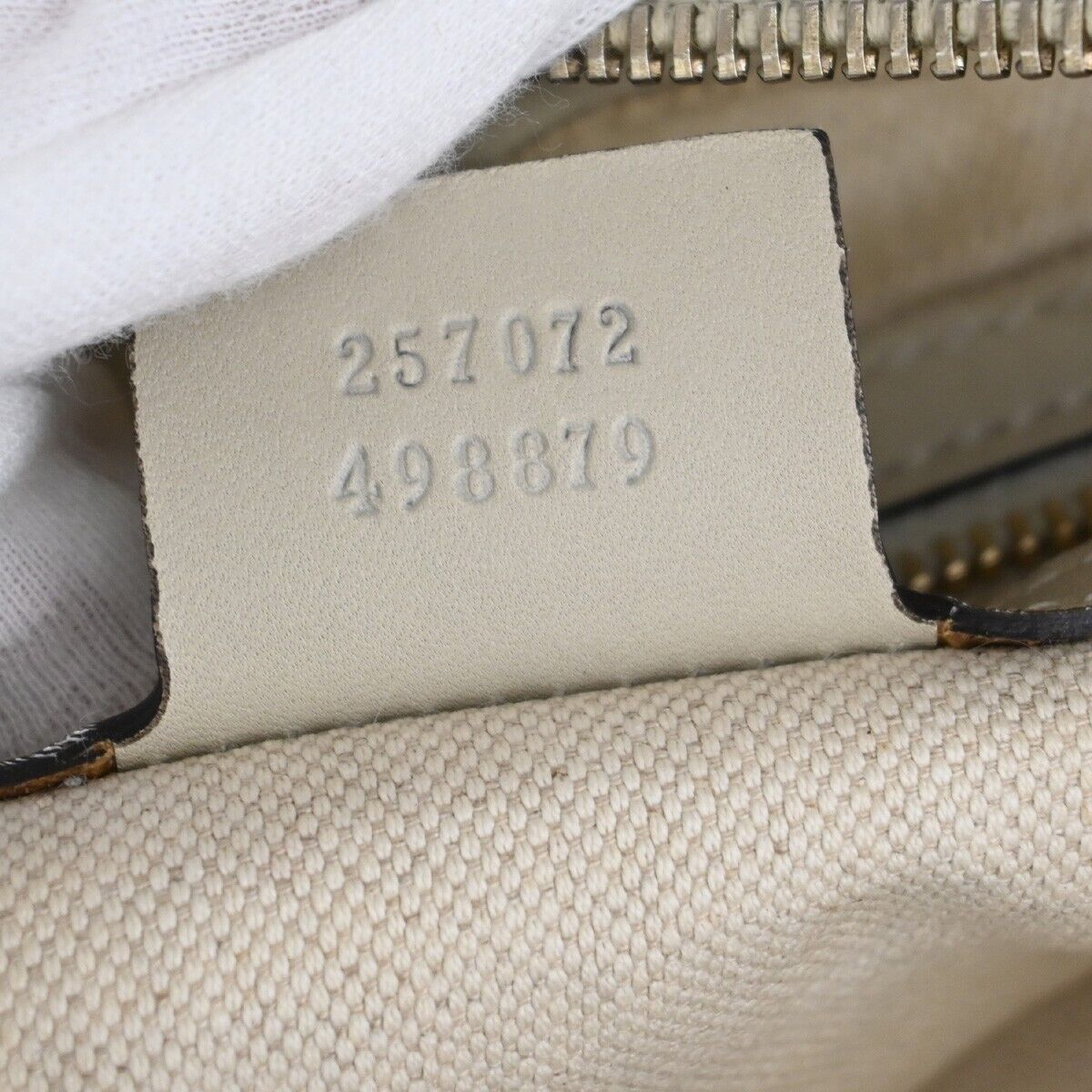 Gucci Gg Canvas Beige Canvas Shoulder Bag (Pre-Owned) Size ONE SIZE - 12 Thumbnail