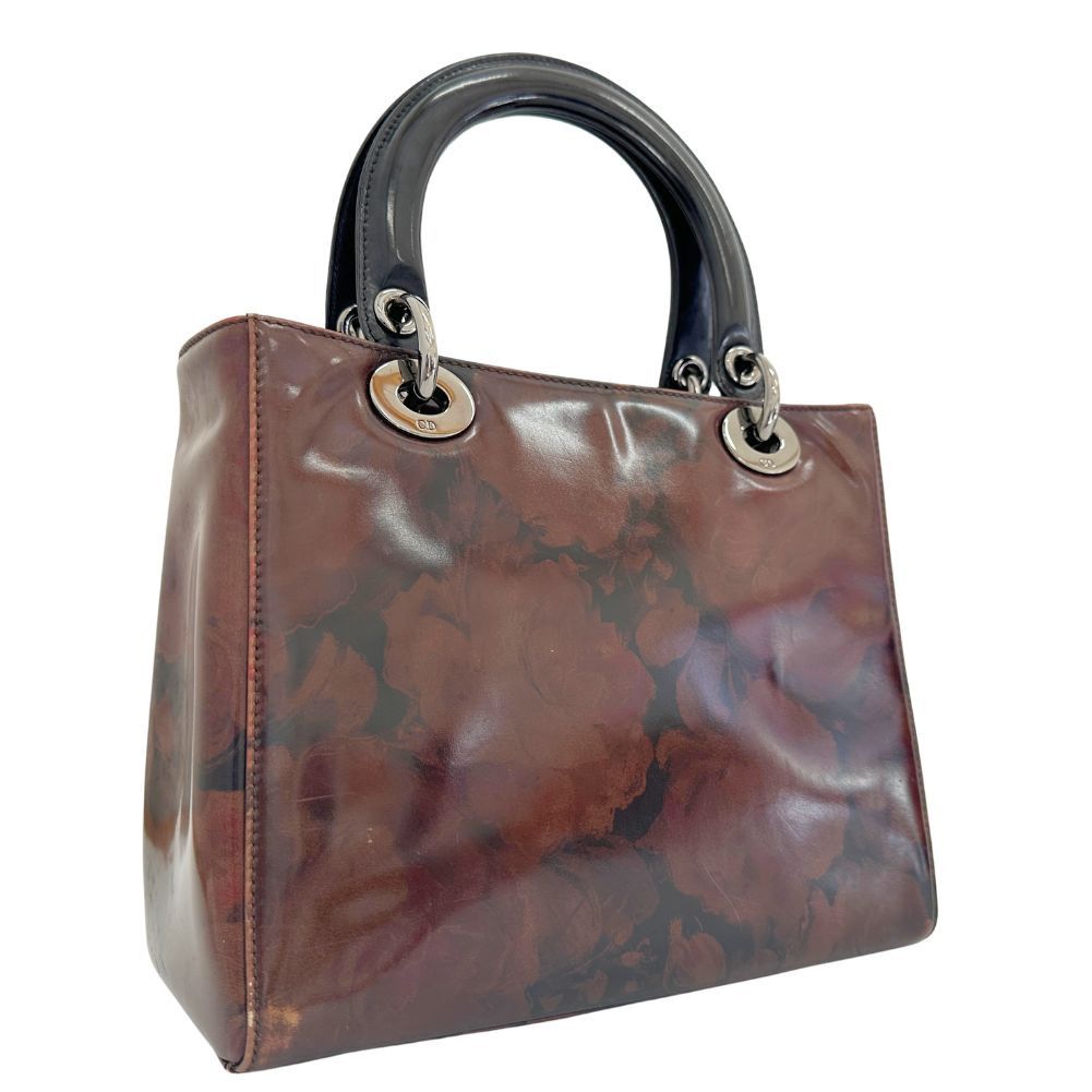 Dior Lady Brown Leather Handbag (Pre-Owned) Size ONE SIZE - 2 Thumbnail