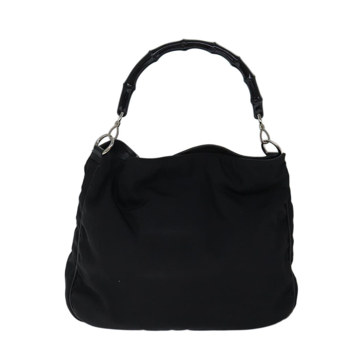 Gucci Bamboo Black Synthetic Shoulder Bag (Pre-Owned) Size ONE SIZE - 2 Thumbnail