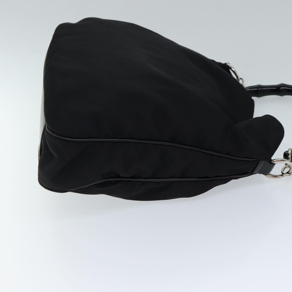Gucci Bamboo Black Synthetic Shoulder Bag (Pre-Owned) Size ONE SIZE - 11 Thumbnail