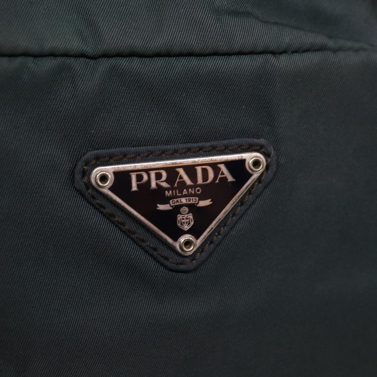 Prada Tessuto Green Synthetic Handbag (Pre-Owned) Size ONE SIZE - 20 Thumbnail