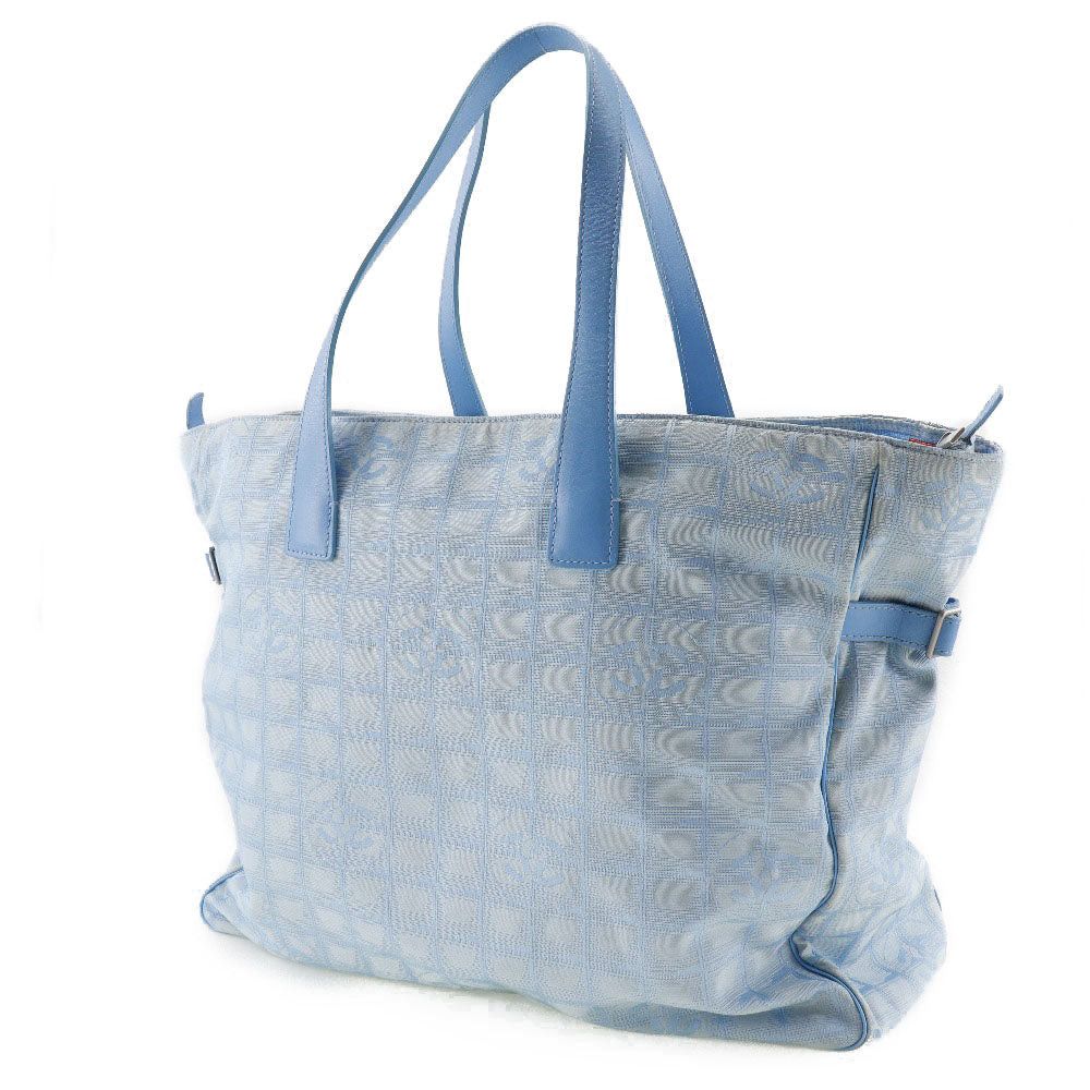 Chanel Travel Line Blue Canvas Tote Bag (Pre-Owned) Size ONE SIZE - 7 Thumbnail