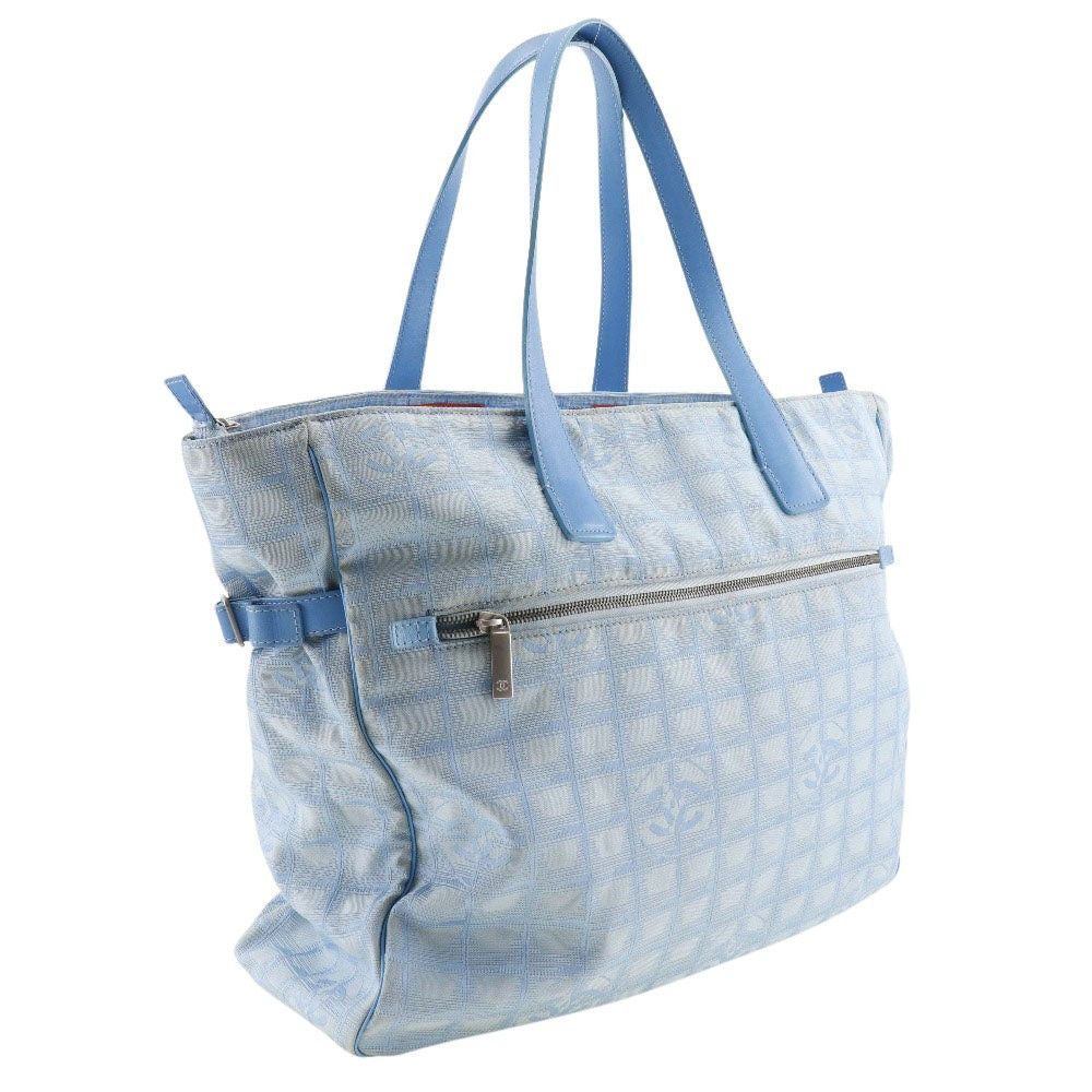 Chanel Travel Line Blue Canvas Tote Bag (Pre-Owned) Size ONE SIZE - 2 Thumbnail