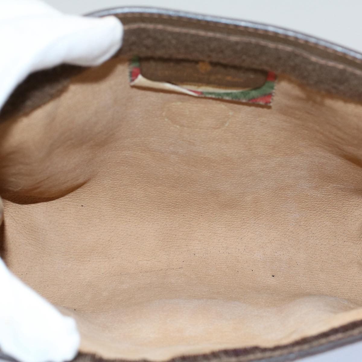 Gucci Gg Canvas Beige Canvas Clutch Bag (Pre-Owned) Size ONE SIZE - 5 Thumbnail