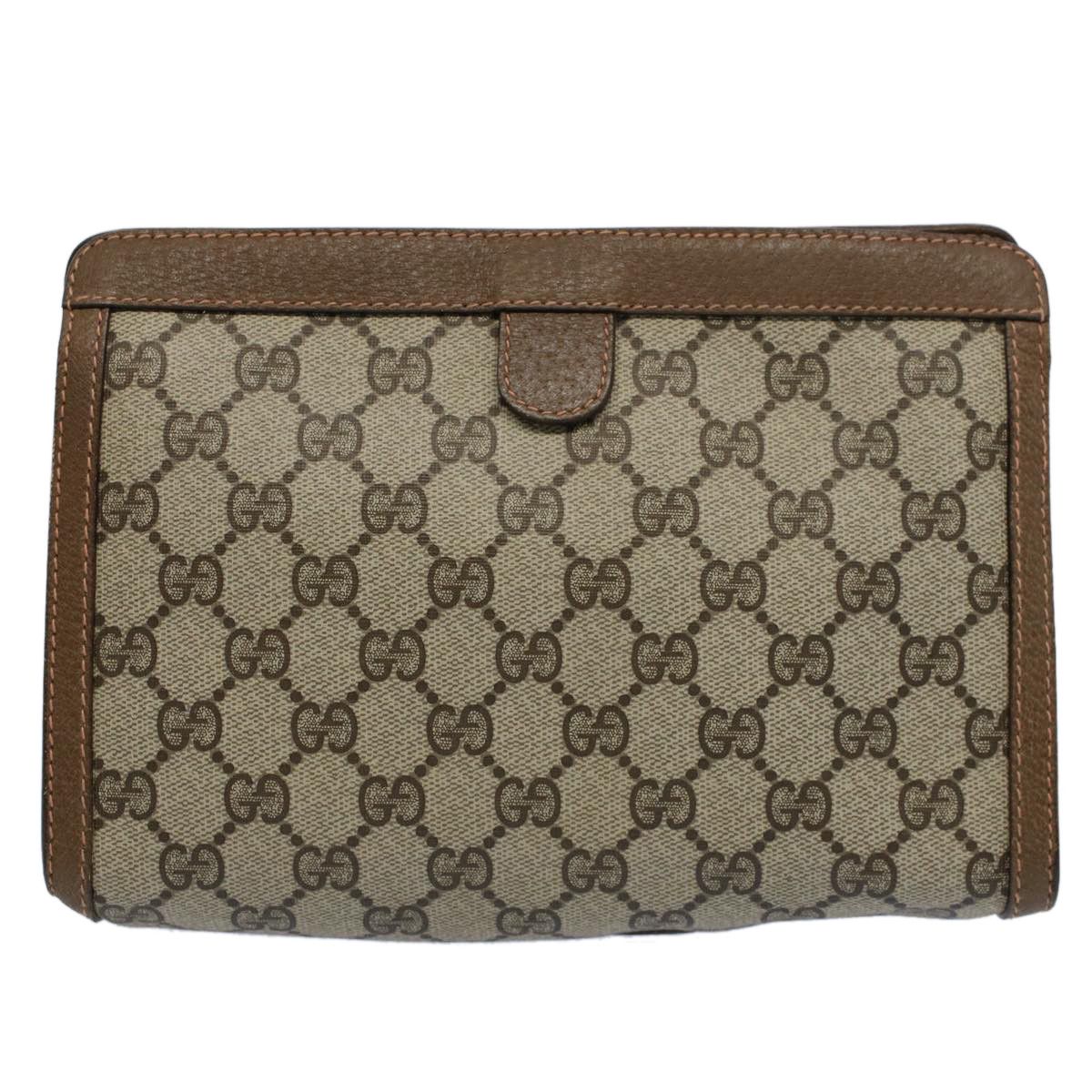 Gucci Gg Canvas Beige Canvas Clutch Bag (Pre-Owned) Size ONE SIZE - 2 Thumbnail