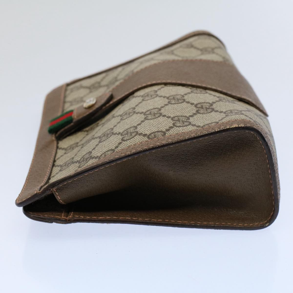 Gucci Gg Canvas Beige Canvas Clutch Bag (Pre-Owned) Size ONE SIZE - 9 Thumbnail