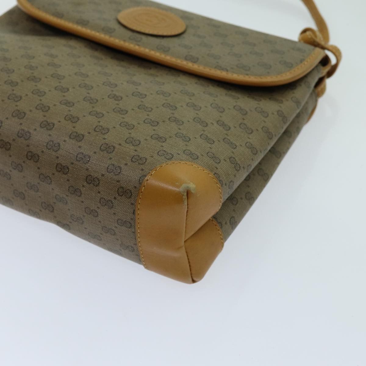 Gucci Gg Canvas Beige Canvas Shoulder Bag (Pre-Owned) Size ONE SIZE - 13 Thumbnail
