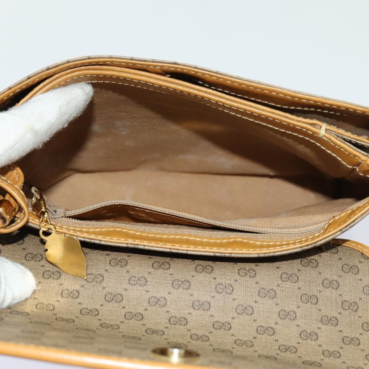 Gucci Gg Canvas Beige Canvas Shoulder Bag (Pre-Owned) Size ONE SIZE - 5 Thumbnail