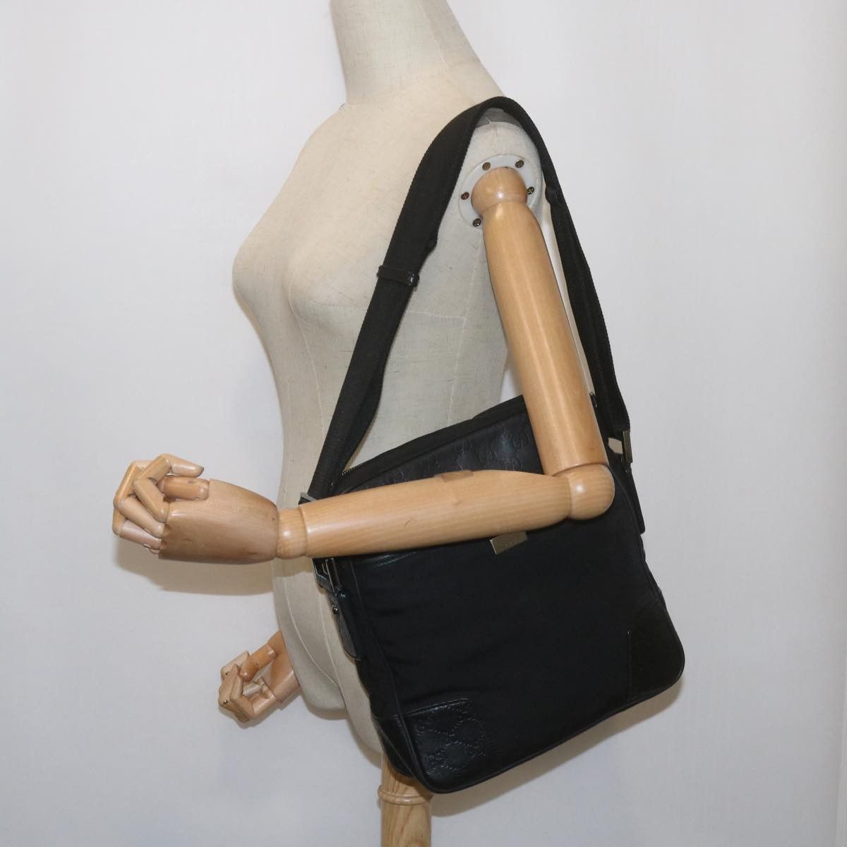 Gucci ssima Black Synthetic Shoulder Bag (Pre-Owned) Size ONE SIZE - 7 Thumbnail