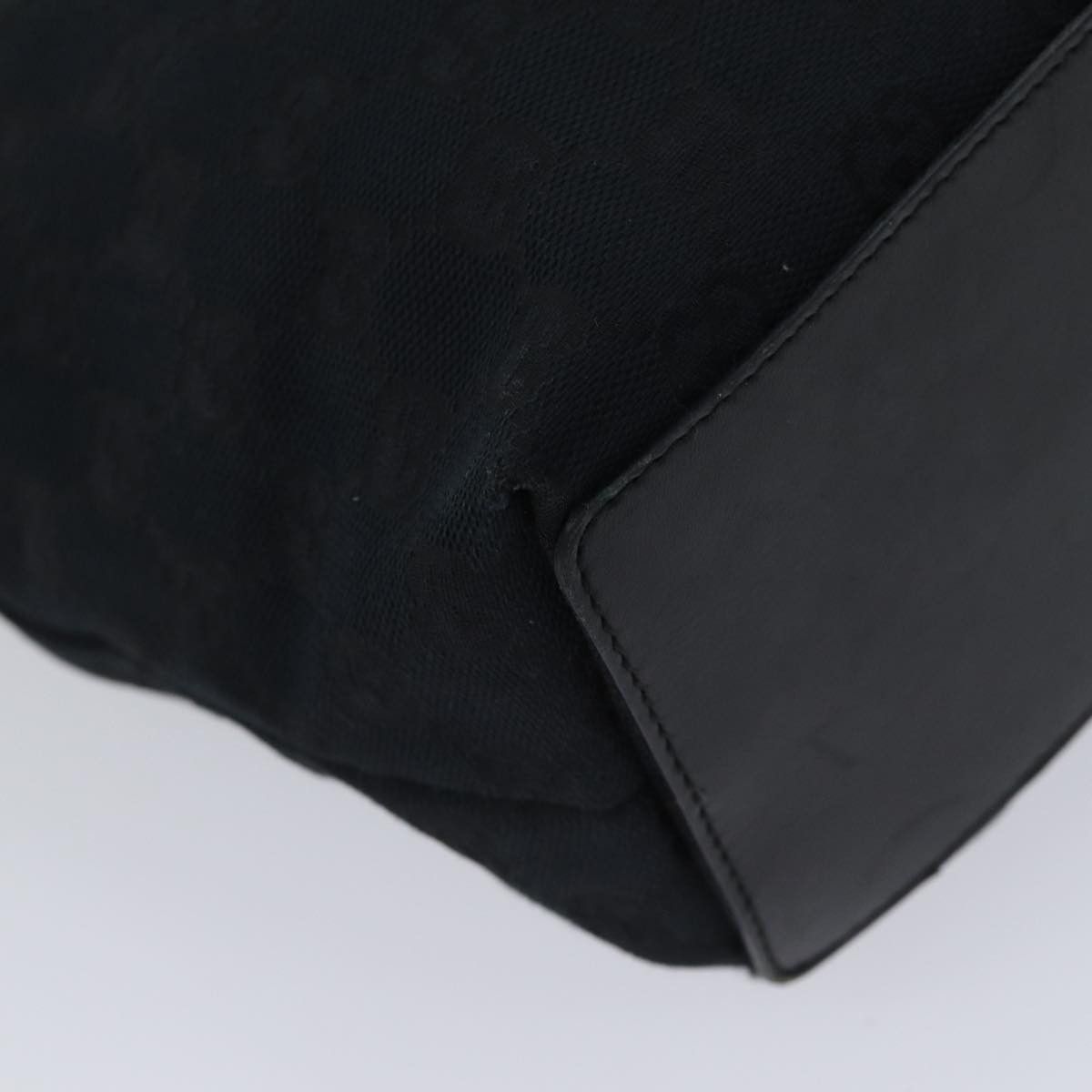 Gucci Gg Canvas Black Canvas Tote Bag (Pre-Owned) Size ONE SIZE - 15 Thumbnail