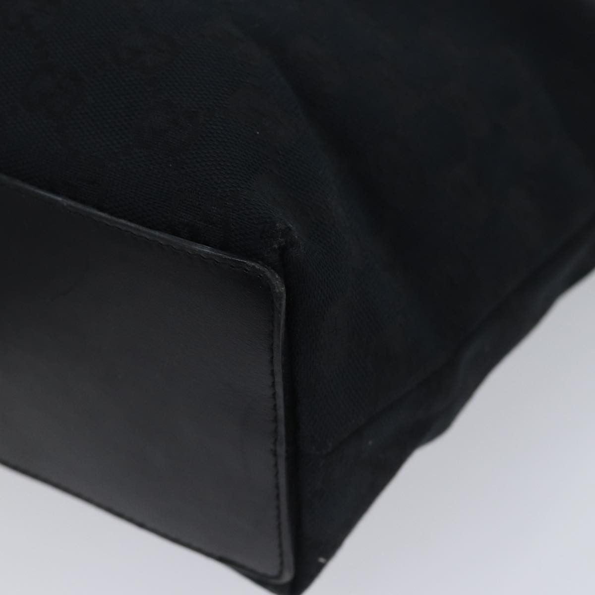 Gucci Gg Canvas Black Canvas Tote Bag (Pre-Owned) Size ONE SIZE - 14 Thumbnail