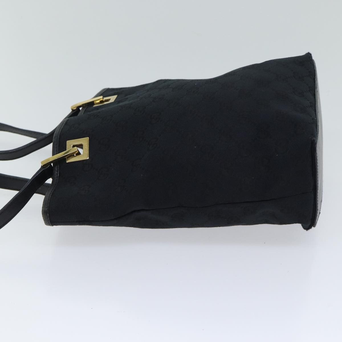 Gucci Gg Canvas Black Canvas Tote Bag (Pre-Owned) Size ONE SIZE - 10 Thumbnail