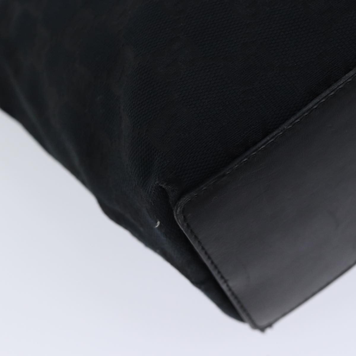 Gucci Gg Canvas Black Canvas Tote Bag (Pre-Owned) Size ONE SIZE - 17 Thumbnail