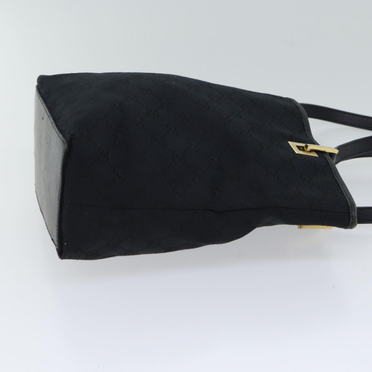 Gucci Gg Canvas Black Canvas Tote Bag (Pre-Owned) Size ONE SIZE - 9 Thumbnail