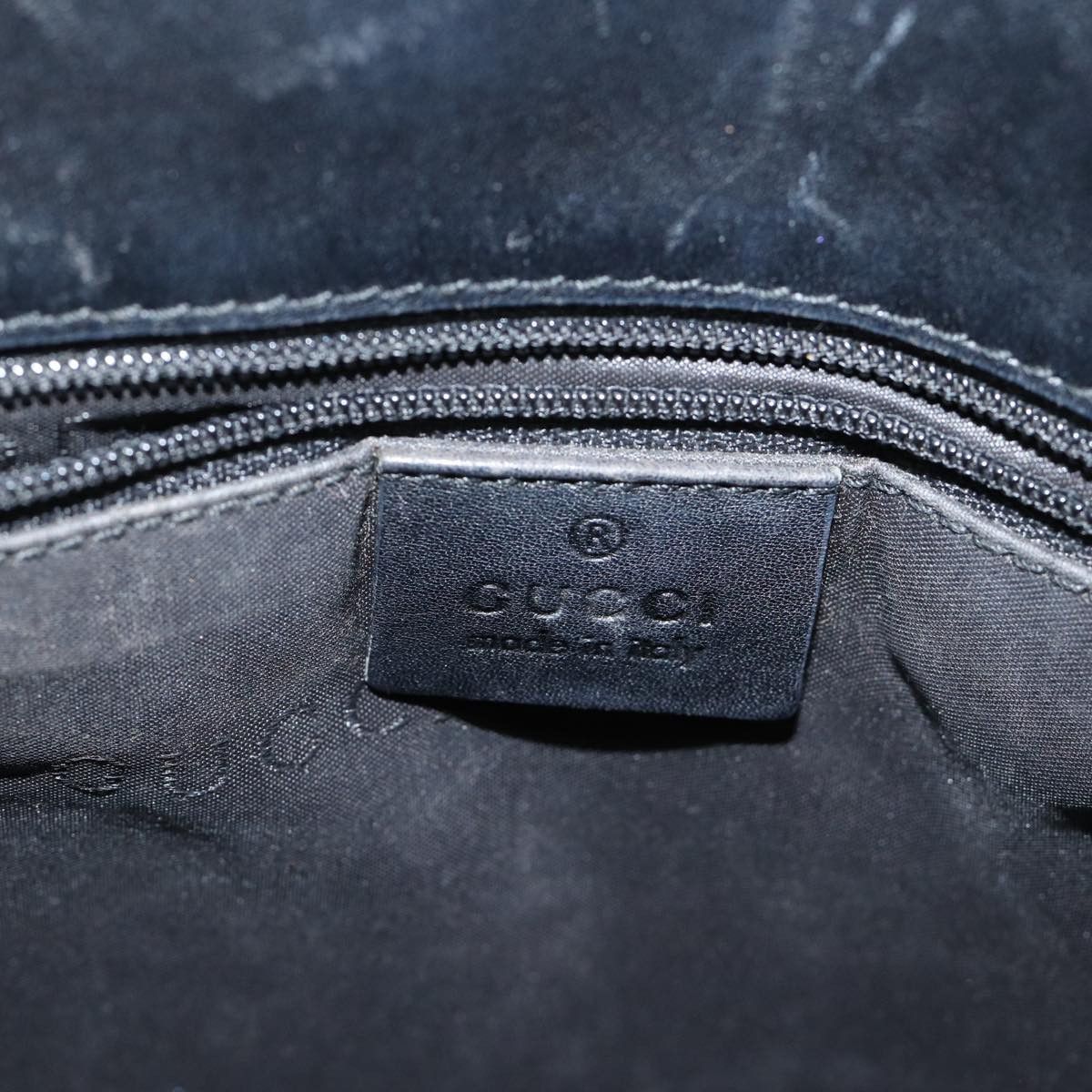 Gucci Gg Canvas Black Canvas Tote Bag (Pre-Owned) Size ONE SIZE - 7 Thumbnail