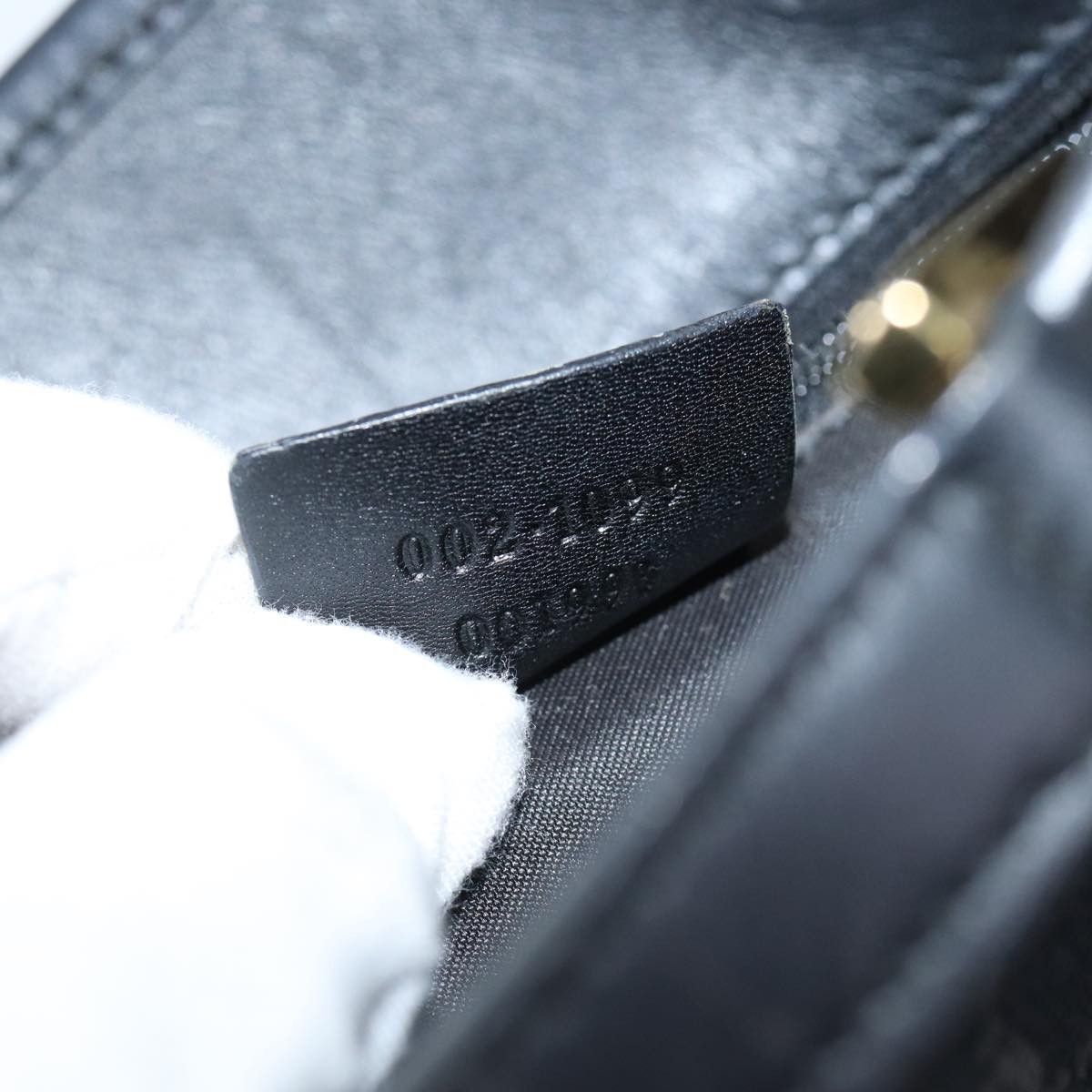 Gucci Gg Canvas Black Canvas Tote Bag (Pre-Owned) Size ONE SIZE - 6 Thumbnail
