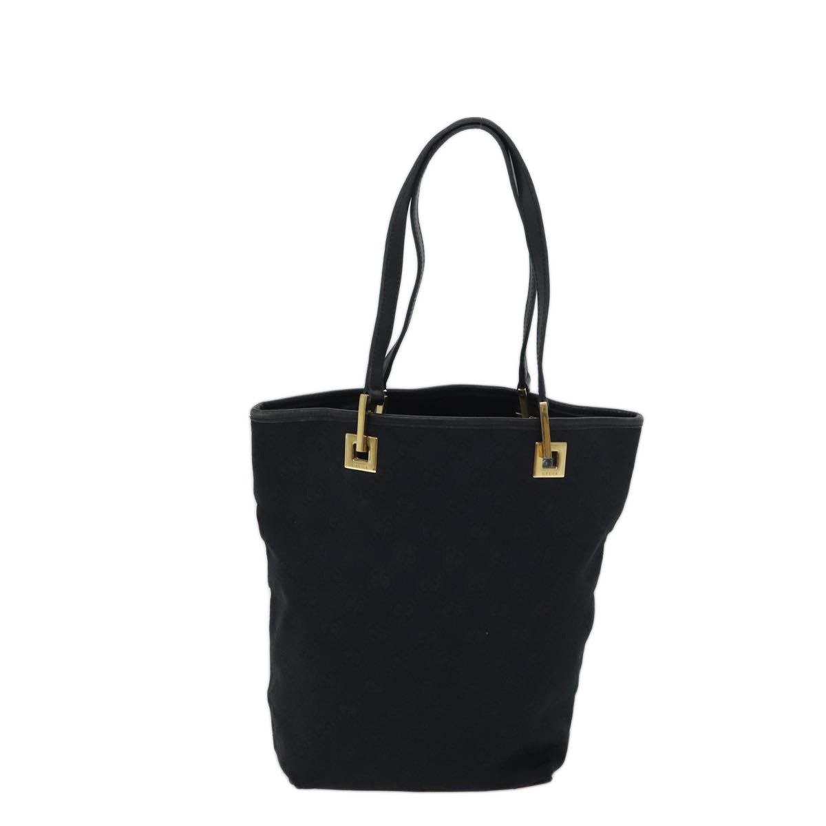 Gucci Gg Canvas Black Canvas Tote Bag (Pre-Owned) Size ONE SIZE - 2 Thumbnail
