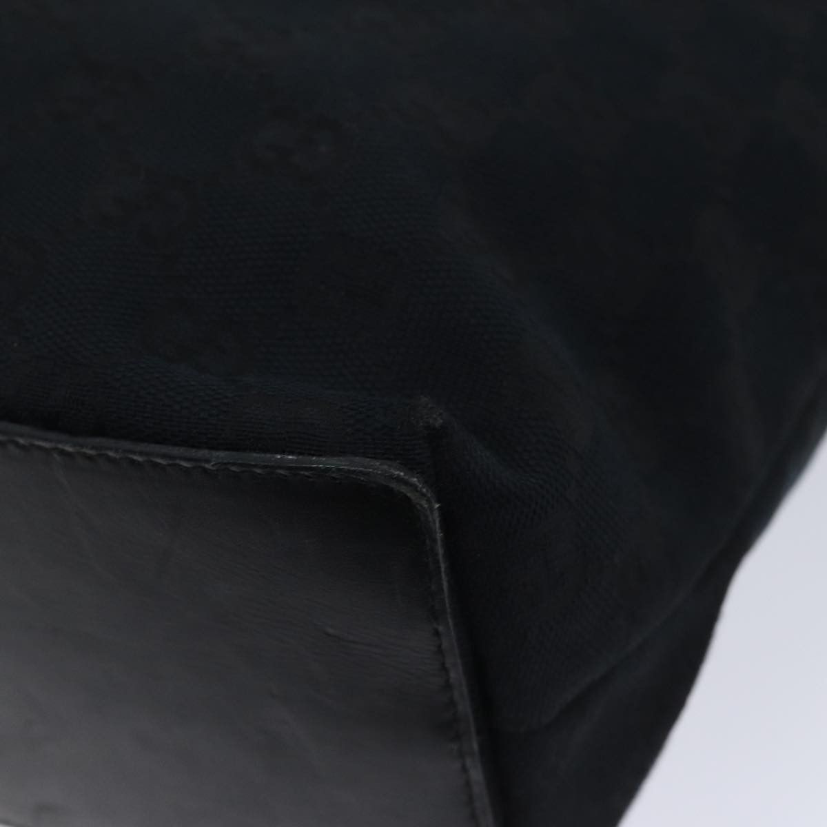 Gucci Gg Canvas Black Canvas Tote Bag (Pre-Owned) Size ONE SIZE - 16 Thumbnail