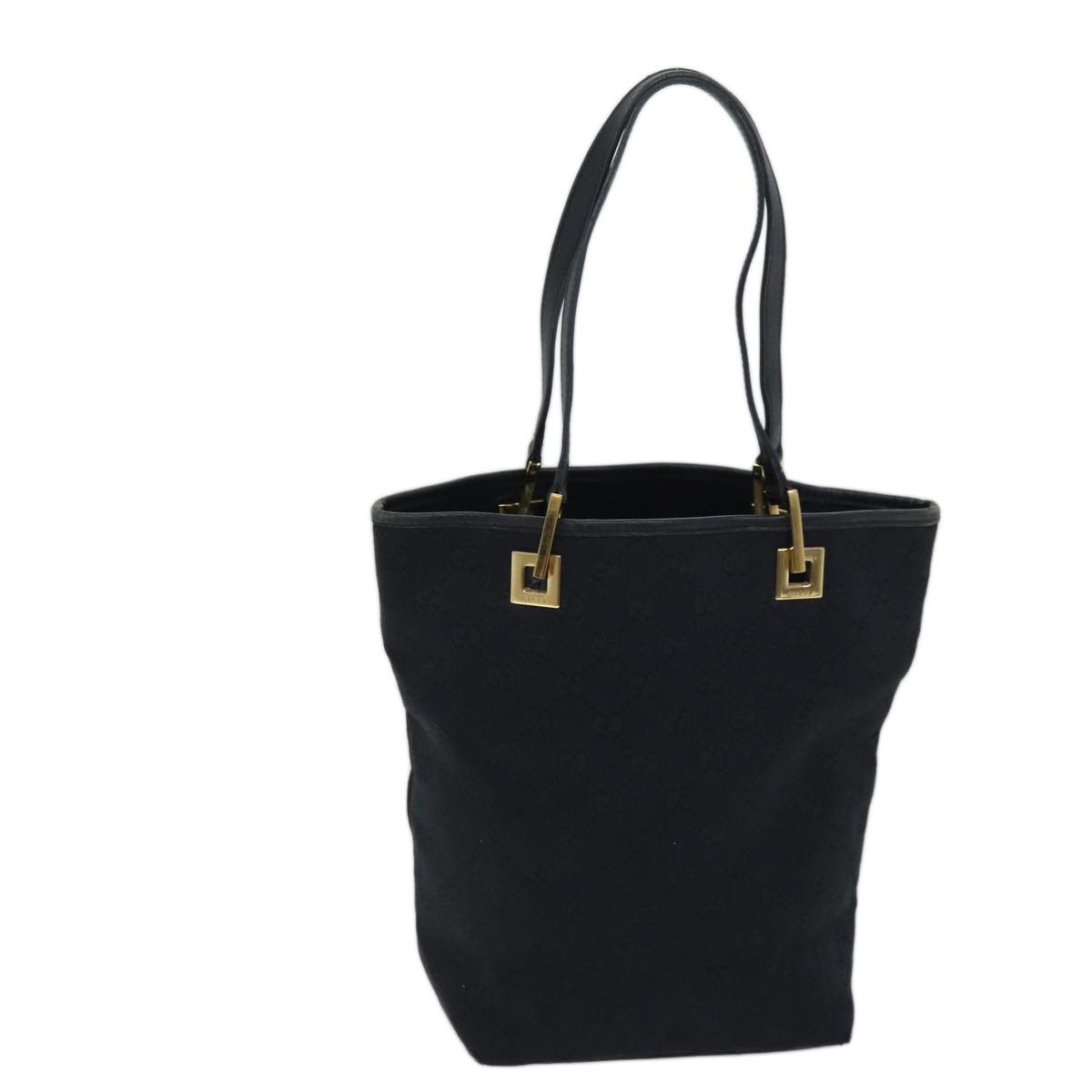 Gucci Gg Canvas Black Canvas Tote Bag (Pre-Owned) Size ONE SIZE - 11 Thumbnail