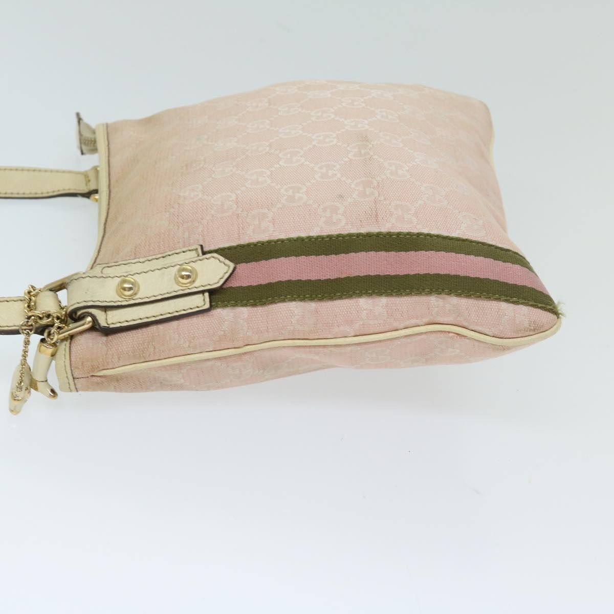 Gucci Pink Canvas Shoulder Bag (Pre-Owned) Size ONE SIZE - 10 Thumbnail
