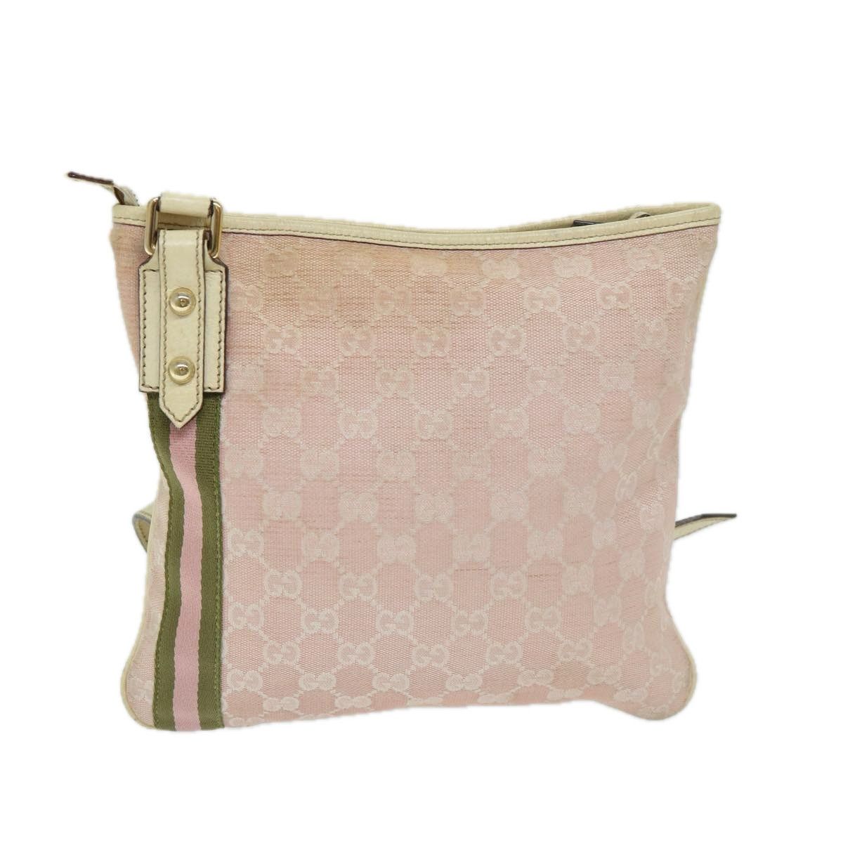 Gucci Pink Canvas Shoulder Bag (Pre-Owned) Size ONE SIZE - 2 Thumbnail