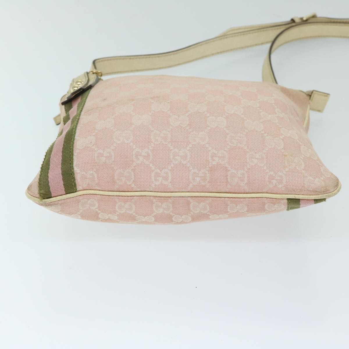 Gucci Pink Canvas Shoulder Bag (Pre-Owned) Size ONE SIZE - 3 Thumbnail