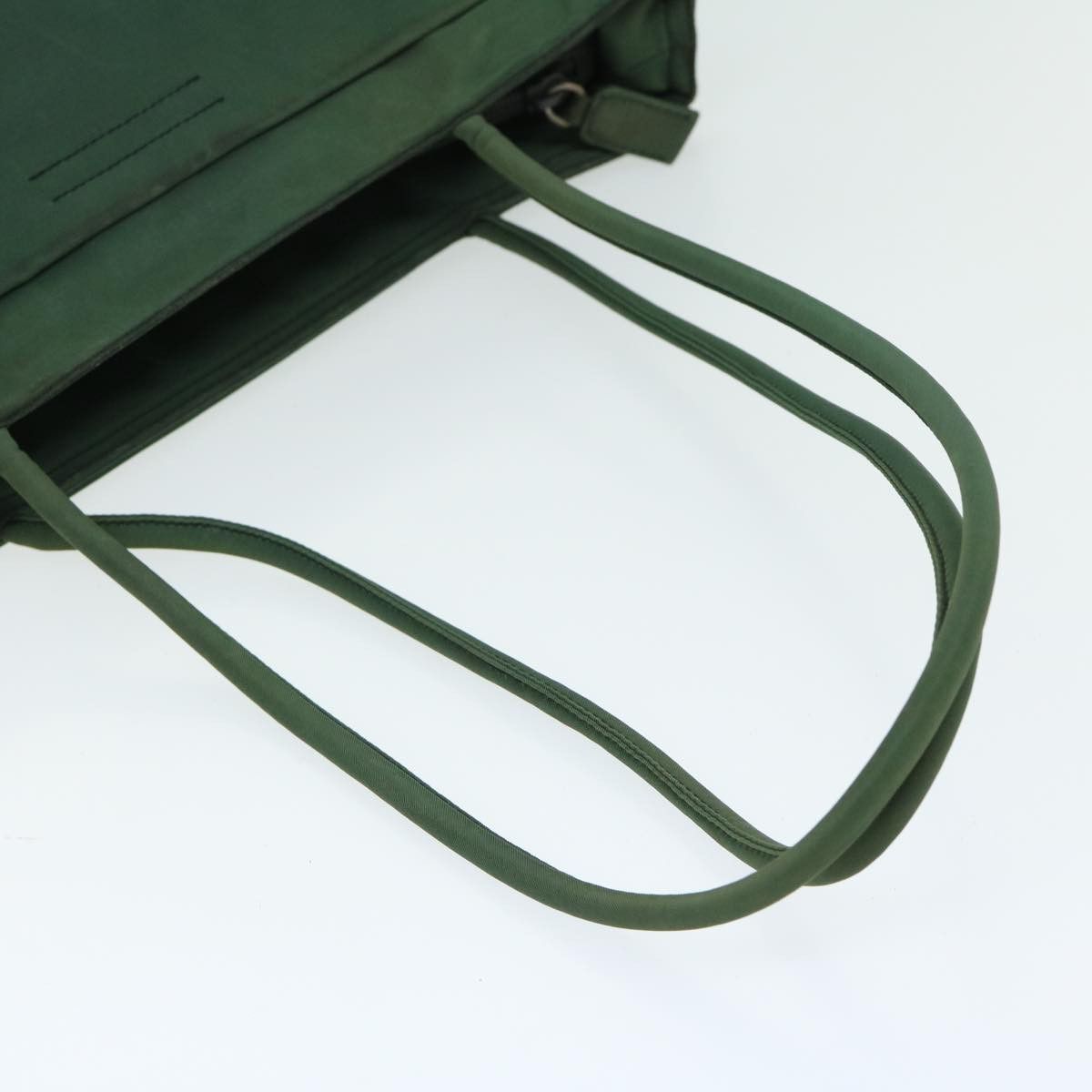 Prada Tessuto Green Synthetic Tote Bag (Pre-Owned) Size ONE SIZE - 12 Thumbnail