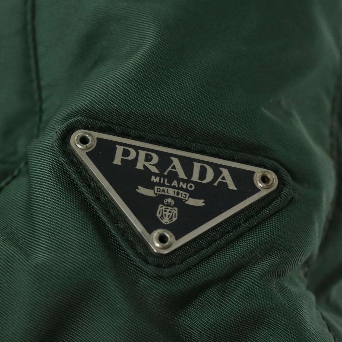 Prada Tessuto Green Synthetic Tote Bag (Pre-Owned) Size ONE SIZE - 18 Thumbnail