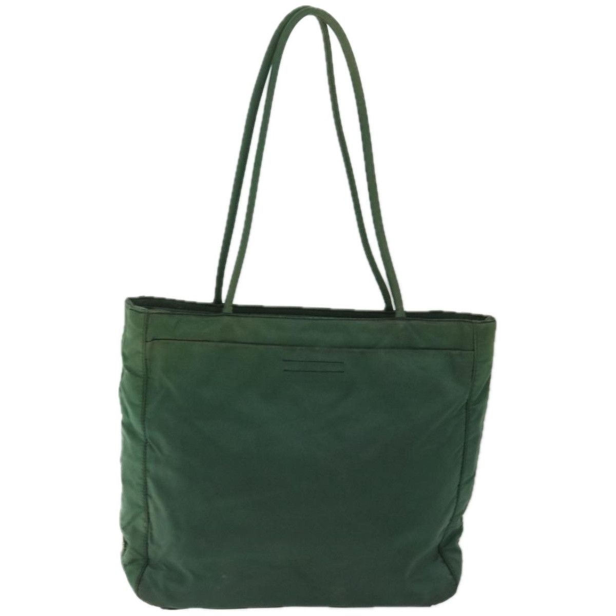 Prada Tessuto Green Synthetic Tote Bag (Pre-Owned) Size ONE SIZE - 9 Thumbnail