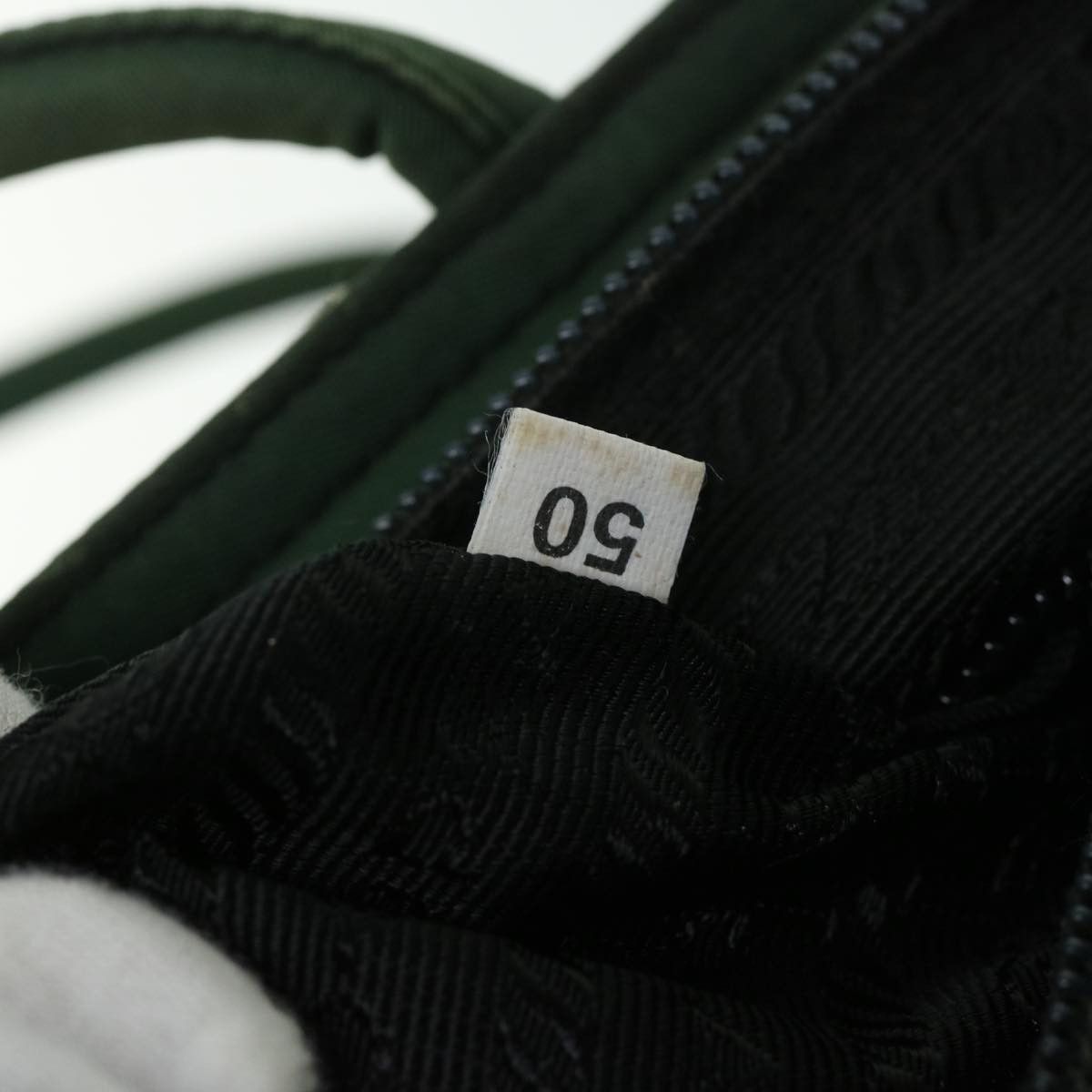 Prada Tessuto Green Synthetic Tote Bag (Pre-Owned) Size ONE SIZE - 6 Thumbnail