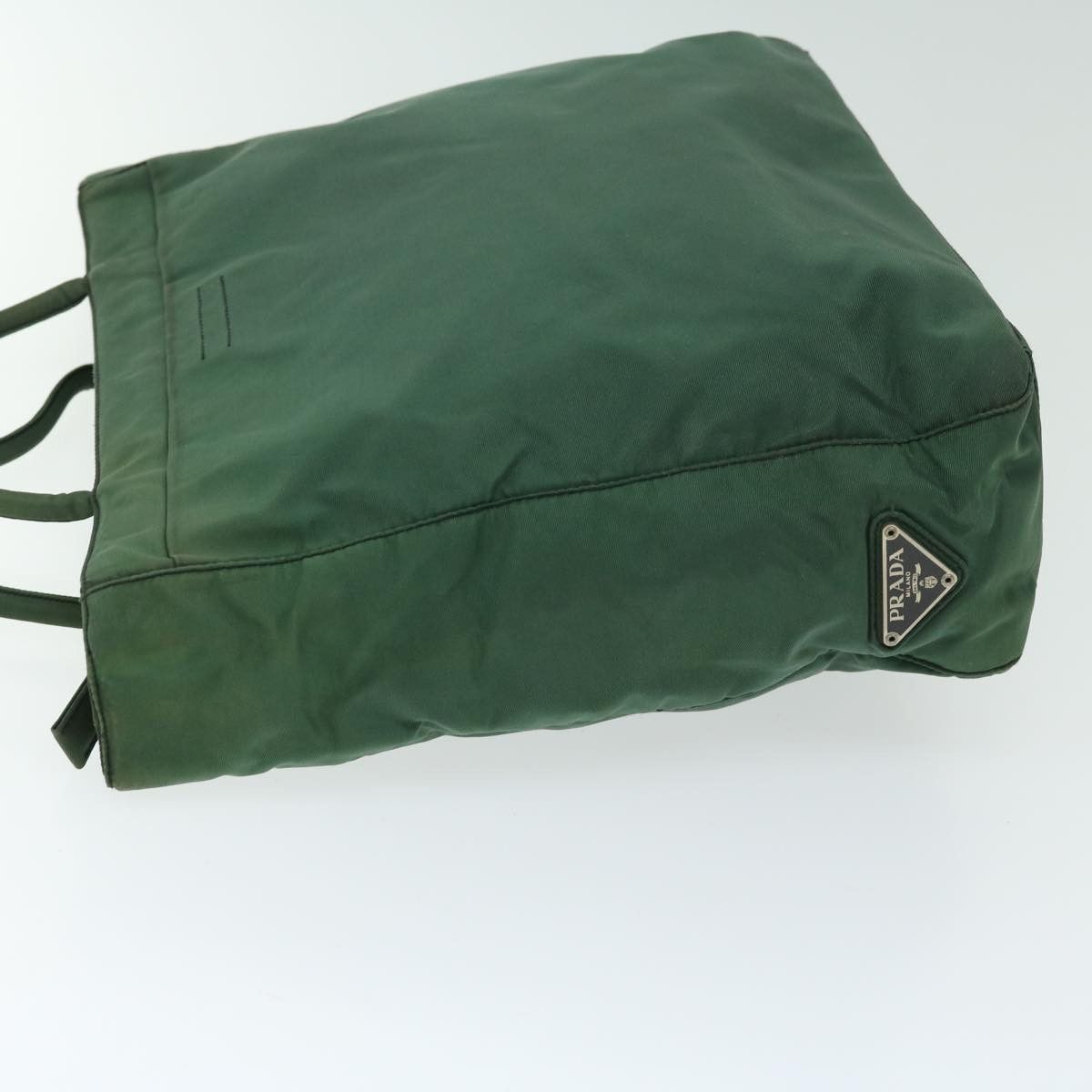 Prada Tessuto Green Synthetic Tote Bag (Pre-Owned) Size ONE SIZE - 10 Thumbnail