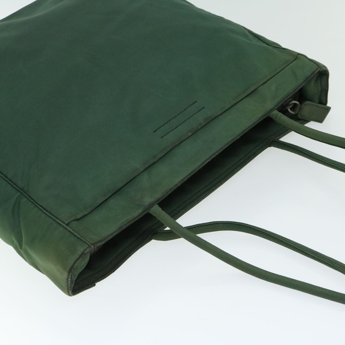 Prada Tessuto Green Synthetic Tote Bag (Pre-Owned) Size ONE SIZE - 11 Thumbnail