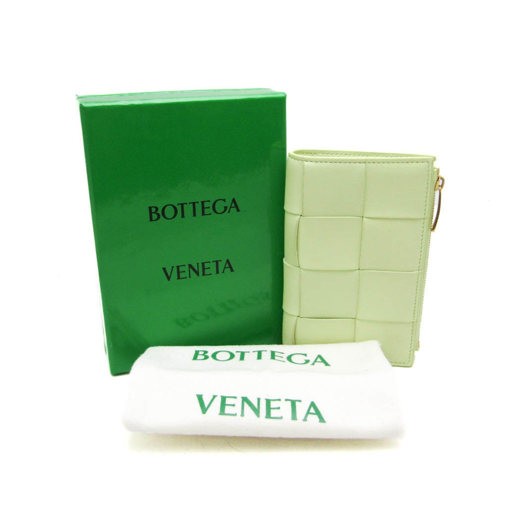 Bottega Veneta Cassette Yellow Leather Wallet (Pre-Owned) Size ONE SIZE - 6 Thumbnail