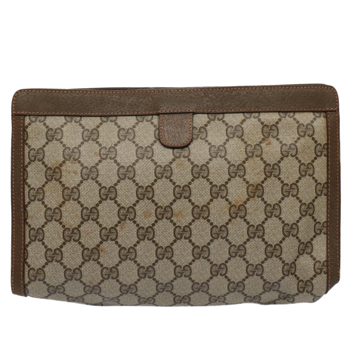Gucci Ophidia Brown Canvas Clutch Bag (Pre-Owned) Size ONE SIZE - 2 Thumbnail
