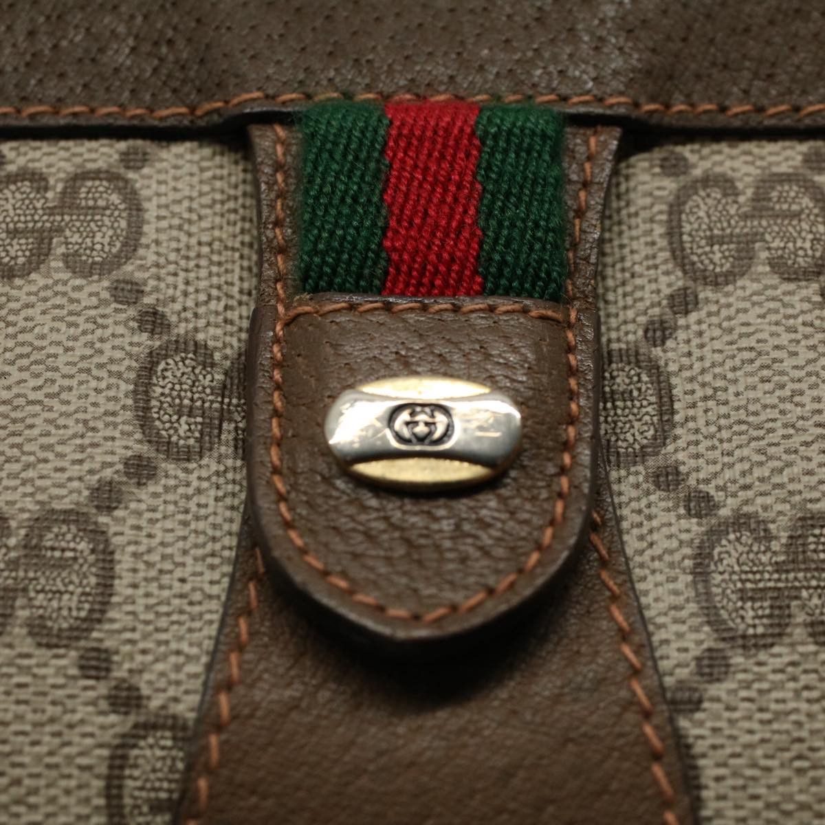 Gucci Ophidia Brown Canvas Clutch Bag (Pre-Owned) Size ONE SIZE - 15 Thumbnail