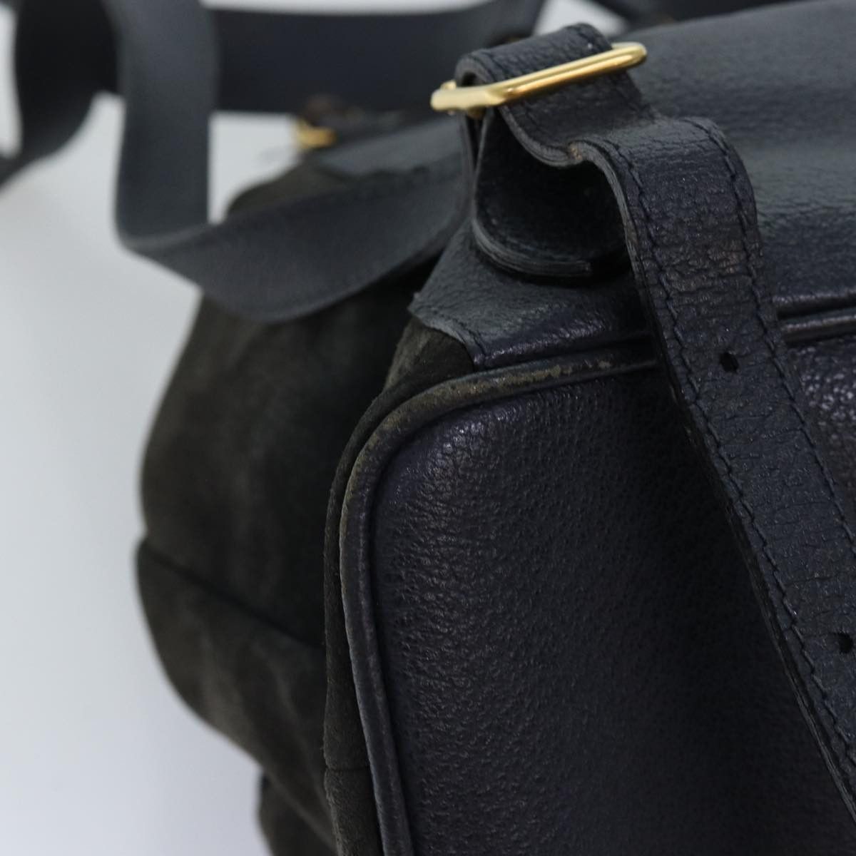 Gucci Bamboo Black Suede Backpack Bag (Pre-Owned) Size ONE SIZE - 18 Thumbnail