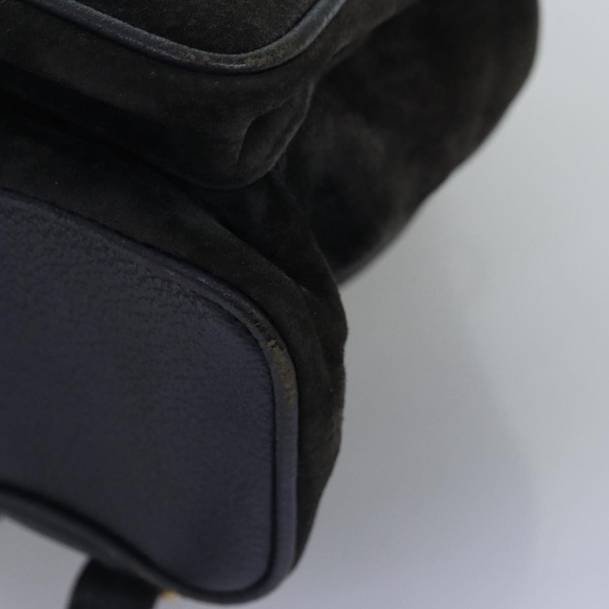 Gucci Bamboo Black Suede Backpack Bag (Pre-Owned) Size ONE SIZE - 17 Thumbnail