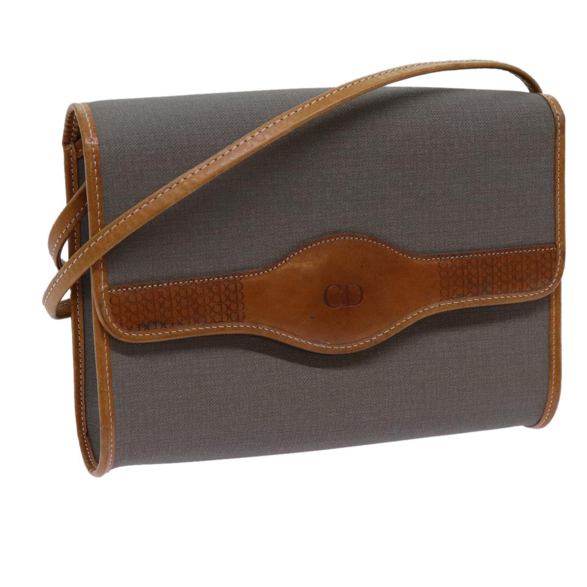 Dior Grey Leather Shoulder Bag (Pre-Owned) Size ONE SIZE - 18 Thumbnail